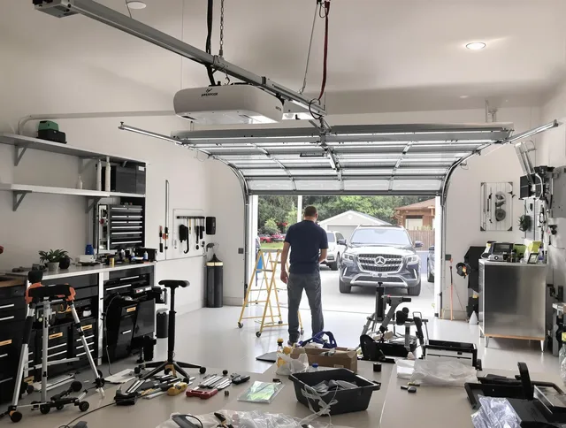 Garage door opener installation by Beachwood Garage Door Repair in Beachwood