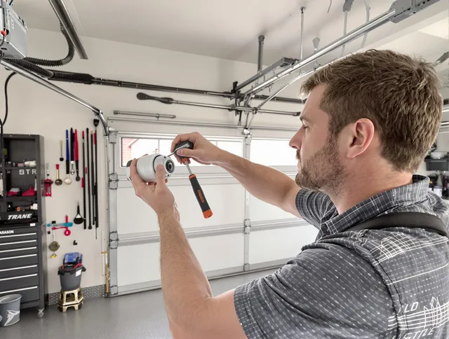 Garage door opener repair service by Beachwood Garage Door Repair in Beachwood