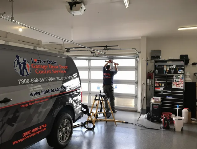 Beachwood Garage Door Repair team performing same-day garage door repair in Beachwood